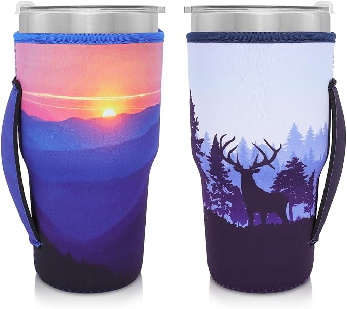 Neoprene Insulated Sleeves Cup Holder - 32oz Tumbler Cups by AJLTPA