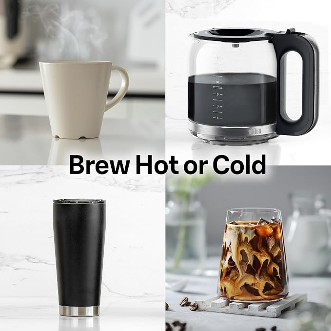 Braun PureFlavor 14‑Cup Programmable Coffee Maker – Fast Brew Speed, Touch - Image 4