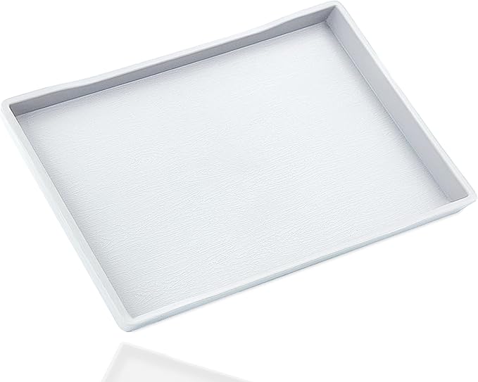 Large White Serving Tray for Gathering Small Items | Serving Accessory by VCREATC-VCREATEFORCUSTOMER