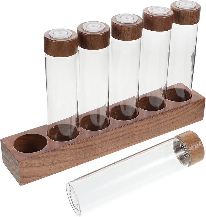BESTOYARD Glass Coffee Bean Storage Tubes by BESTOYARDSHOME