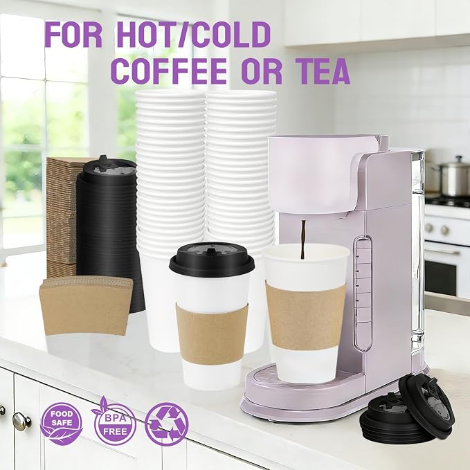 16 oz Disposable Coffee Cups - Image 2