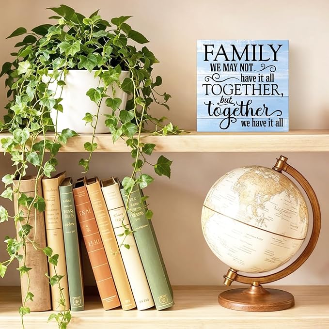 We May Not Have It All Together But Together We Have It All Box Sign Rustic - Image 3