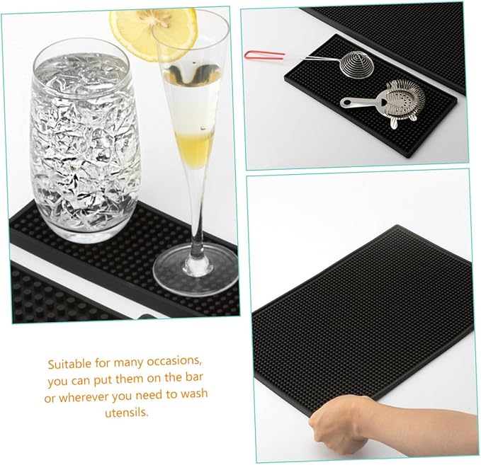 Bar Spill Mats Non-Slip PVC Kitchen Countertop Mat Rectangular Anti-Skid Bar - Image 9