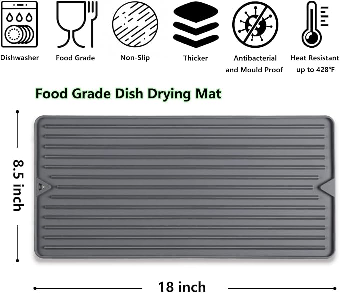 Dish Drying Mat, Elegant Drying Mat - Image 3