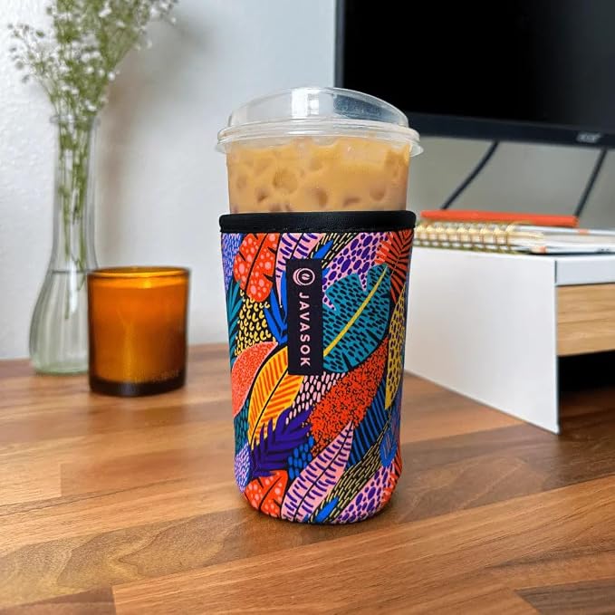 Sok It JavaSok Iced Coffee & Cold Soda Insulated Neoprene Cup Sleeve - Image 2