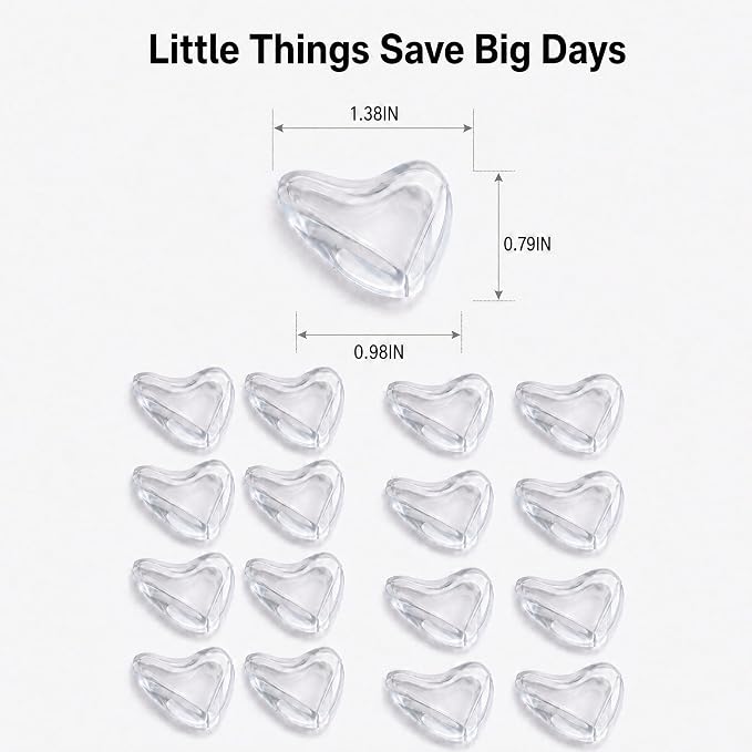 16 Pack Clear Baby Corner Protectors – Teardrop-Shaped Furniture Edge Guards - Image 2