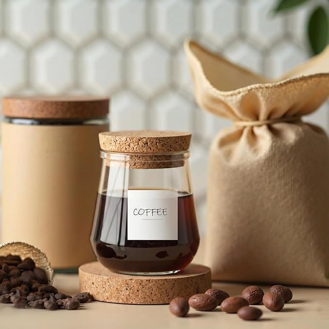 84 Pcs Coffee Syrup Labels, Minimalist Syrup Sticker Label Waterproof White - Image 5