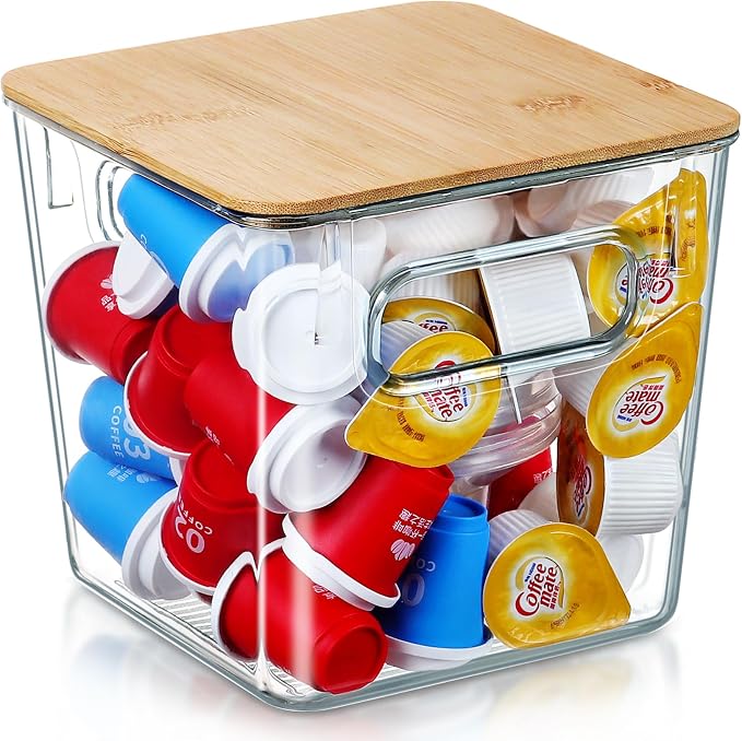 Qilinba 3 PACK Coffee Pod Holder K Cup Organizer Large Capacity Clear Storage - Image 8