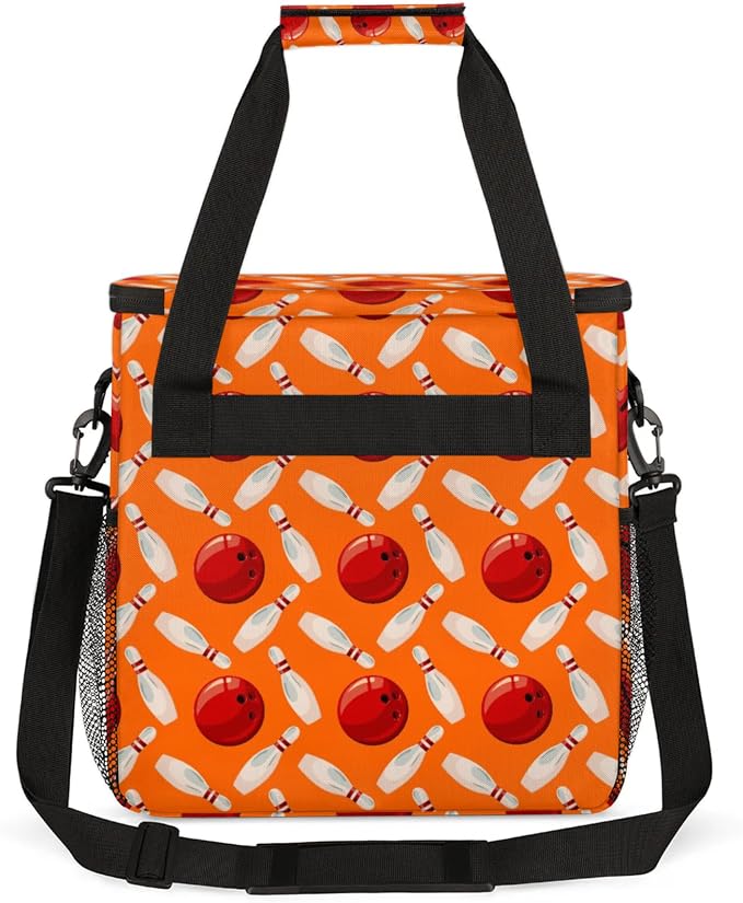 Bowling Ball Coffee Maker Travel Bag, Bowling Ball Large Carrying Storage Case - Image 5