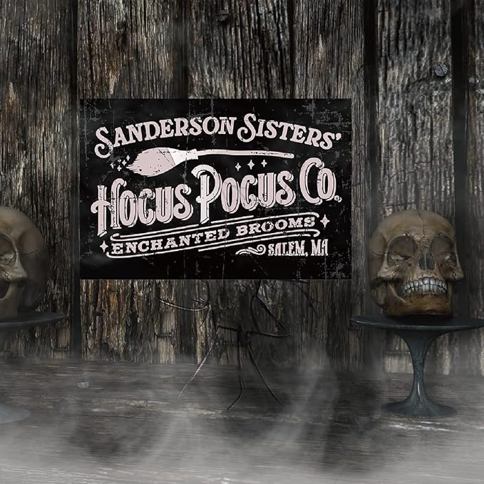 BEASTZHENG Retro Salem Wall Sign, Hocus Pocus Decor, Gift - Image 2