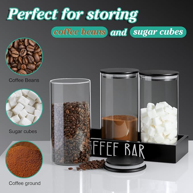 Glass Coffee Canister for Ground Coffee - Image 4