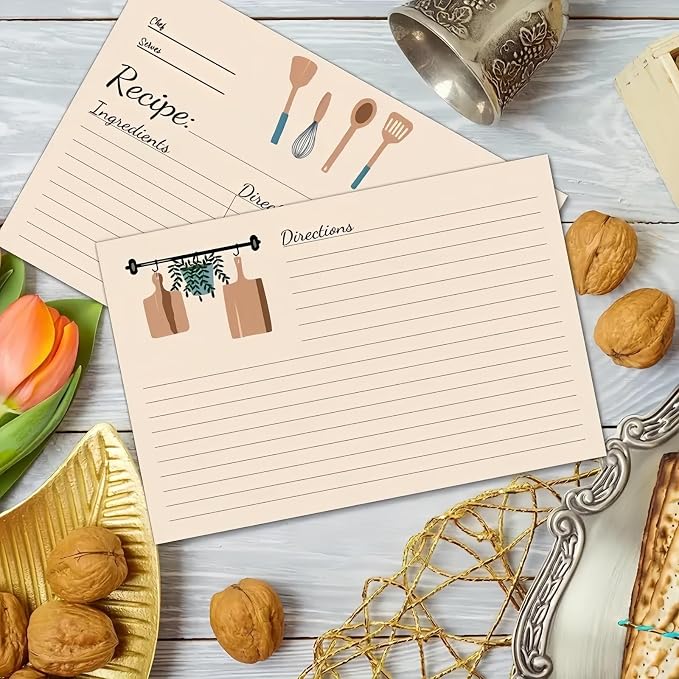 YOJO Recipe Cards, Double Sided Cardstock - Image 6