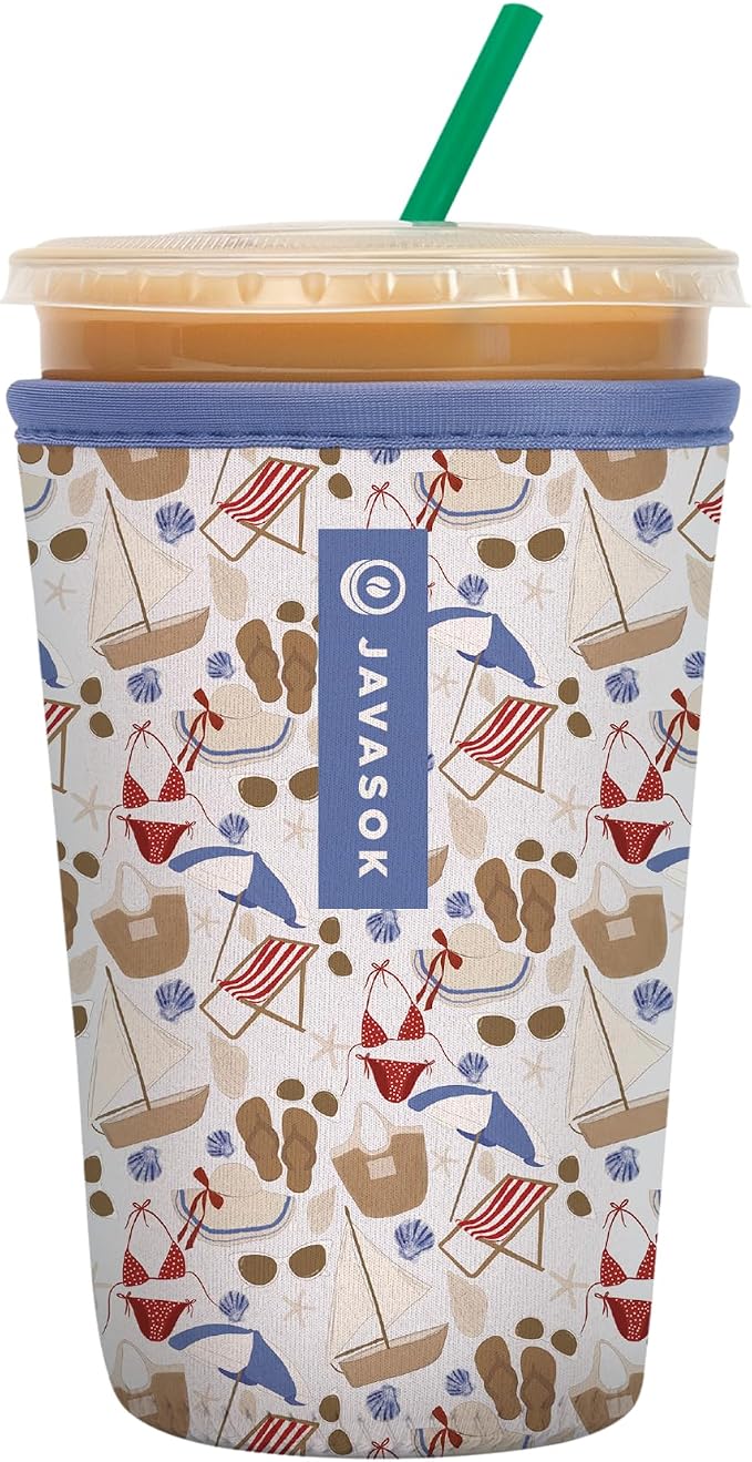Sok It JavaSok Iced Coffee & Cold Soda Insulated Neoprene Cup Sleeve by SokIt