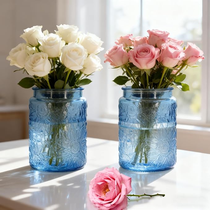 1Pc 24oz Sunflower Style Vintage Glass Candy Jar - Image 5