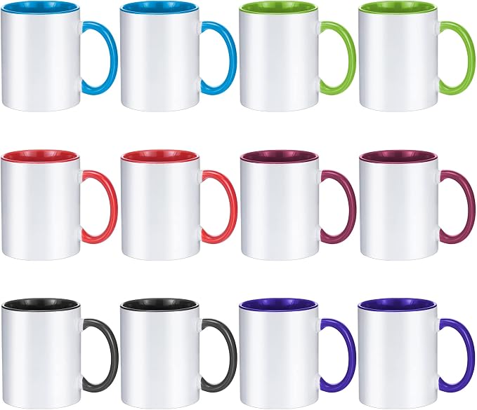 TANGLONG Sublimation Mugs 11 oz Sublimation Cups Bulk Coffee Mugs Tazas Para by TANGLONG