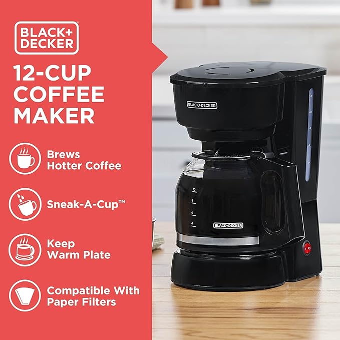 BLACK+DECKER 12-Cup Coffee Maker - Image 2