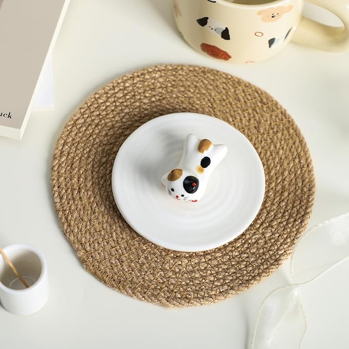 Sizikato 2pcs Porcelain Mug Lid, 4 Inch Ceramic Cup Lid - Image 8