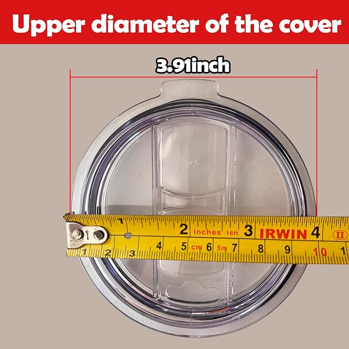 2 Replacement Lids for Stainless Steel Tumbler Travel Cup - Image 2