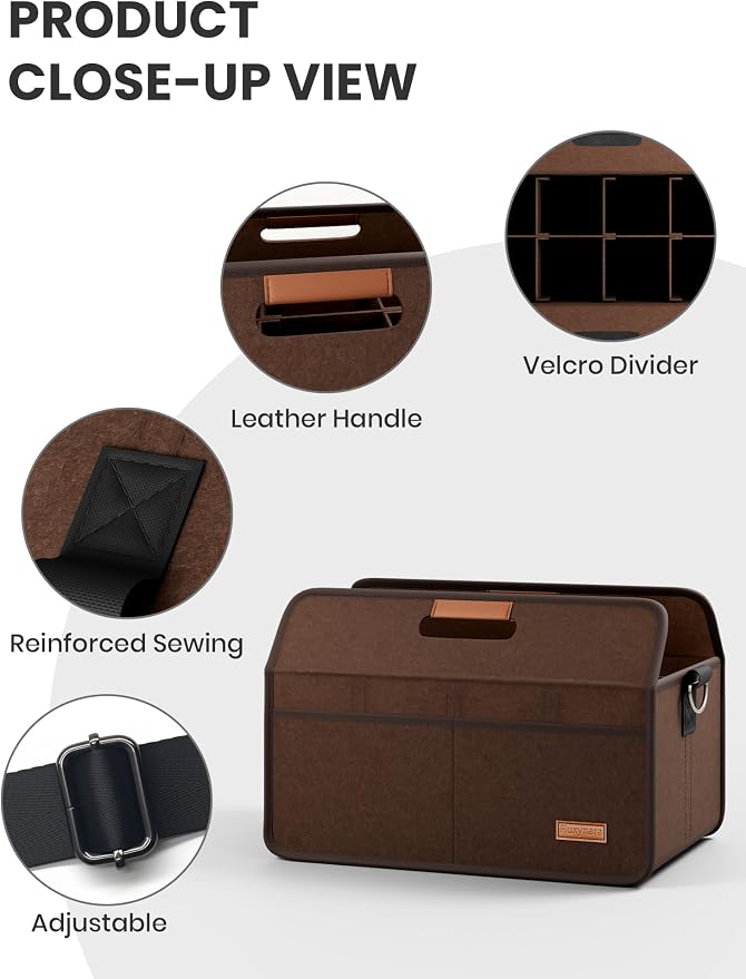 Fluxynara 8-Cup Reusable Felt Drink Carrier - Image 3