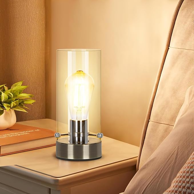 Bedside Nightstand Lampfor Bedroom Living Room, Modern Table Lamp Desk Lamp - Image 5