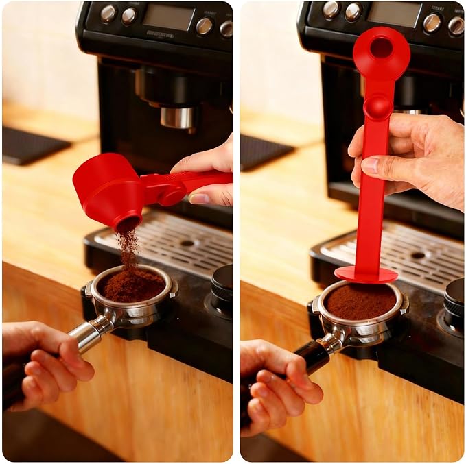 2Pcs Coffee Scoop Funnel 2Tbsp, BPA-Free PCTG, Dishwasher Safe | 51mm Tamper - Image 3