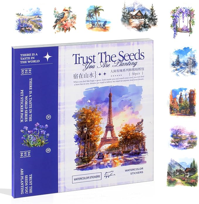 Seasonal Nature Landscape Stickers by Dwpetzo