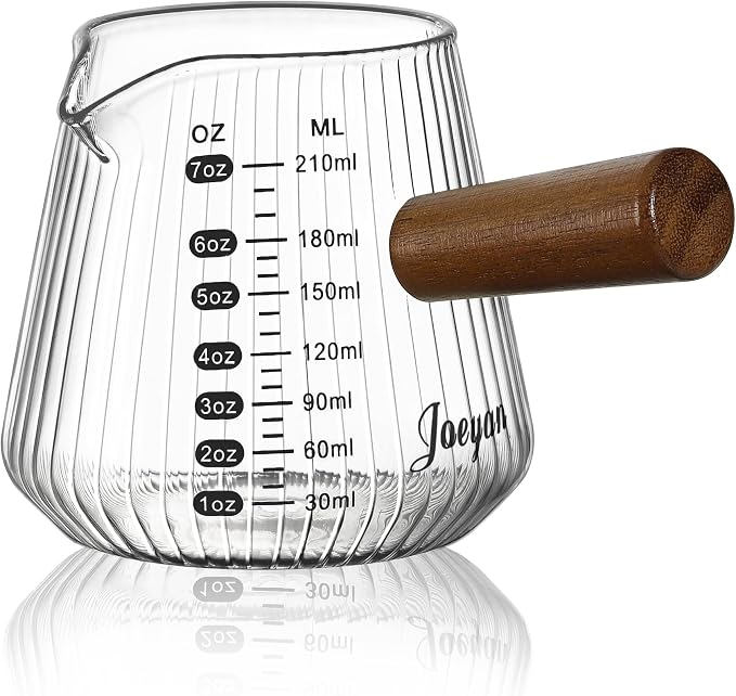 Joeyan Espresso Measuring Cup, 7oz Clear Espresso Shot Cups by JoeyanHousehold