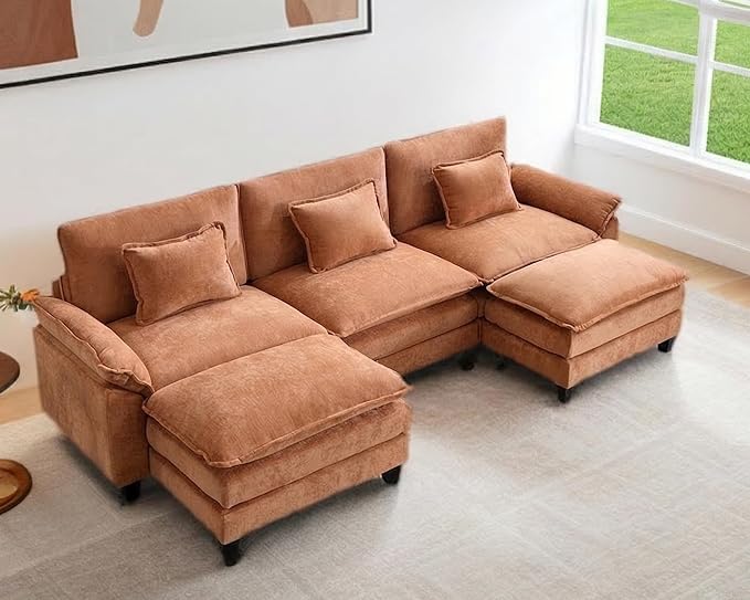 Modular Sectional Sofa, Cloud Couch by OQQOEE