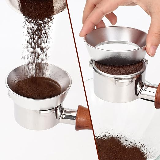 58 mm Espresso Dosing Funnel, Aluminum Espresso Portafilter Funnel - Image 6