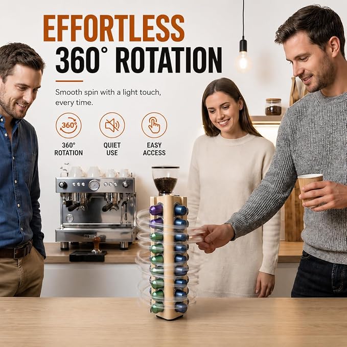 Wooden Coffee Pod Holder Compatible - Image 4