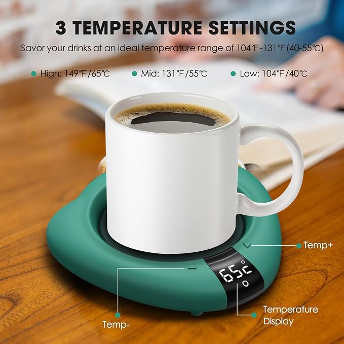Coffee Mug Warmer for Desk, Cup Warmer - Image 3