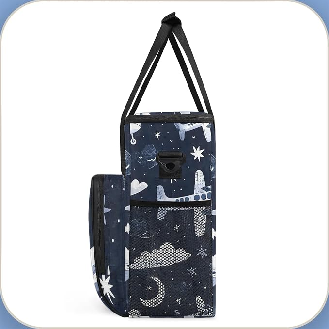Aircraft Flying Airplane Coffee Maker Carring Bag, Large Insulated Storage - Image 4
