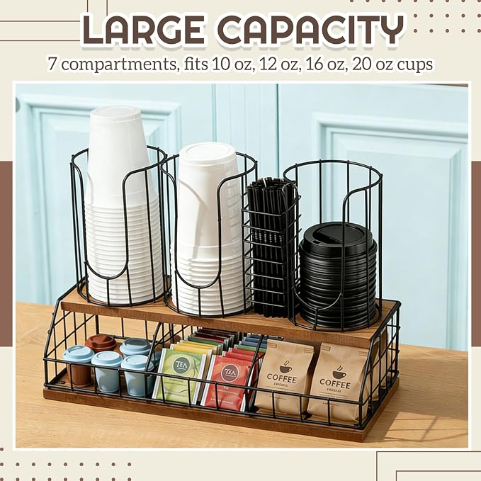 Geelin 18oz Adjustable Coffee Cup Dispenser - Image 3