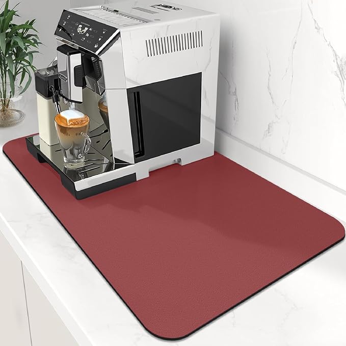 WISELIFE Coffee Mat Super Absorbent Dish Drying Mat Coffee Bar Accessories Match by WiseLife