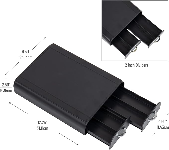 Mind Reader Single Serve Pod Organizer, 2 Drawers, 24 Pod Capacity - Image 3