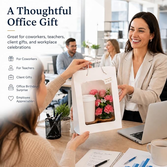 StatueLux Clear Window Gift Bags - Image 3