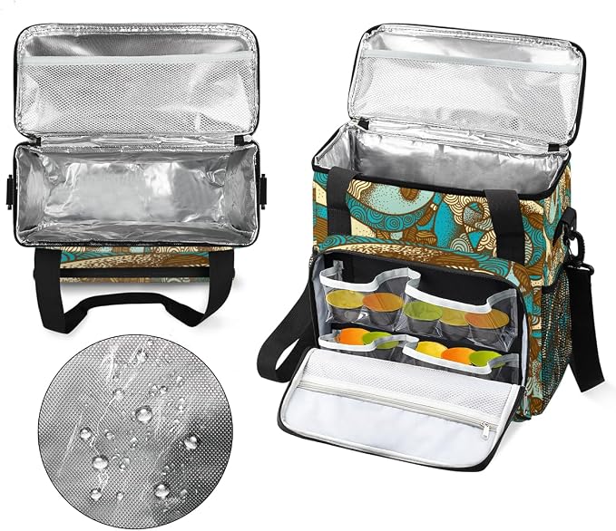 Vintage Boho Coffee Bean Maker Carring Bag Travel Carrying Storage Tote - Image 3