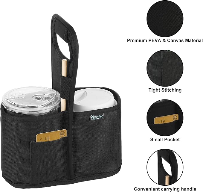 Beautyflier Drink Carrier with Handle - Image 4