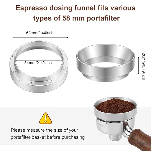 Thinp Espresso Funnel 54mm Dosing Funnel Magnetic Portafilter Funnel - Image 2