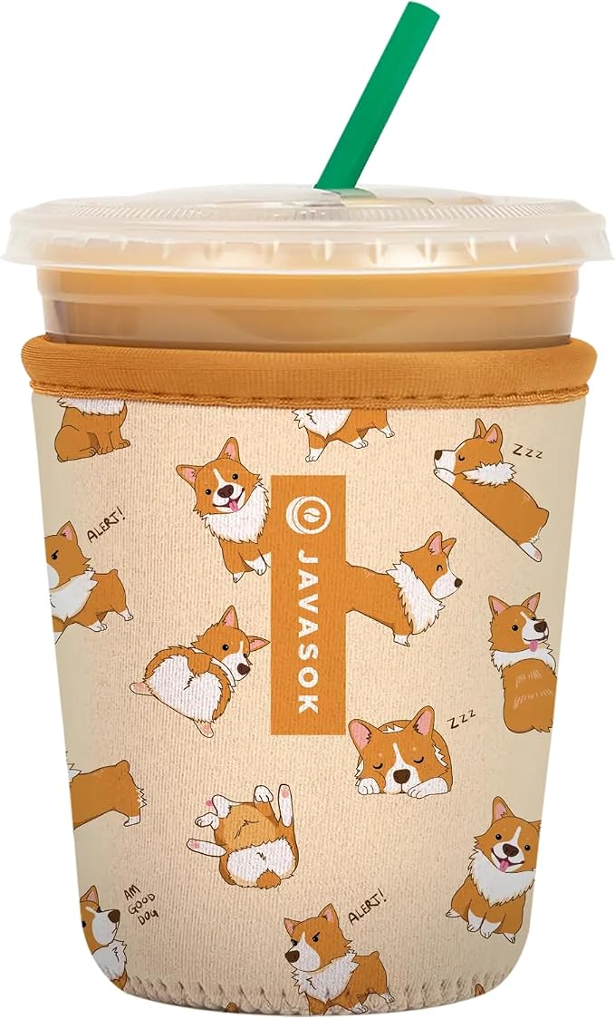 Sok It JavaSok Iced Coffee & Cold Soda Insulated Neoprene Cup Sleeve by SokIt