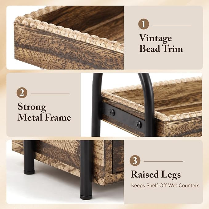 Novabright 2-Tier Bathroom Countertop Organizer - Image 7