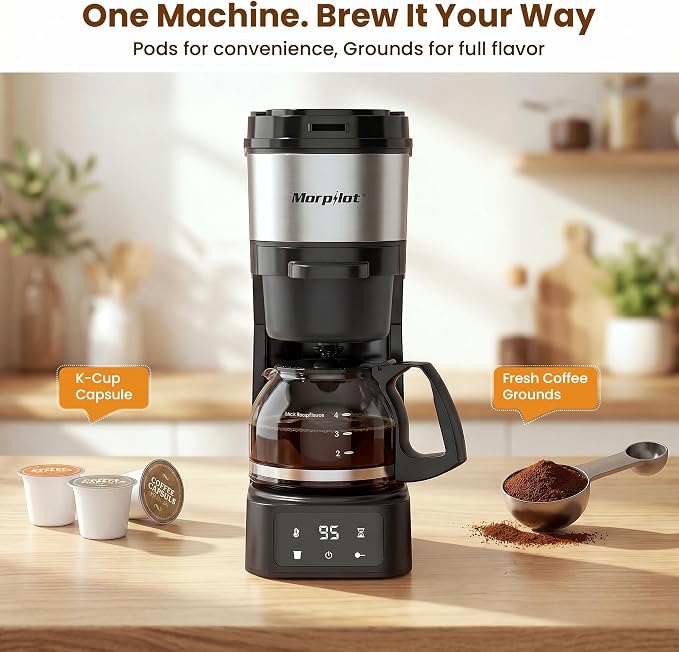 Morpilot 2-Way Coffee Maker, Compatible - Image 2