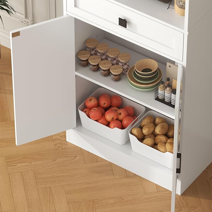 67" Tall Farmhouse Pantry Cabinet - Image 8