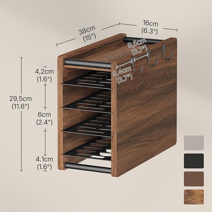 YATINEY Coffee Pod Drawer Holder, 72 Pods Large Capacity, 4 Tier Holder - Image 3