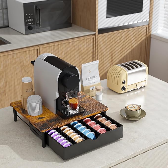 gianotter Wood Vertuo Pod Holder Drawer, Compatible - Image 2