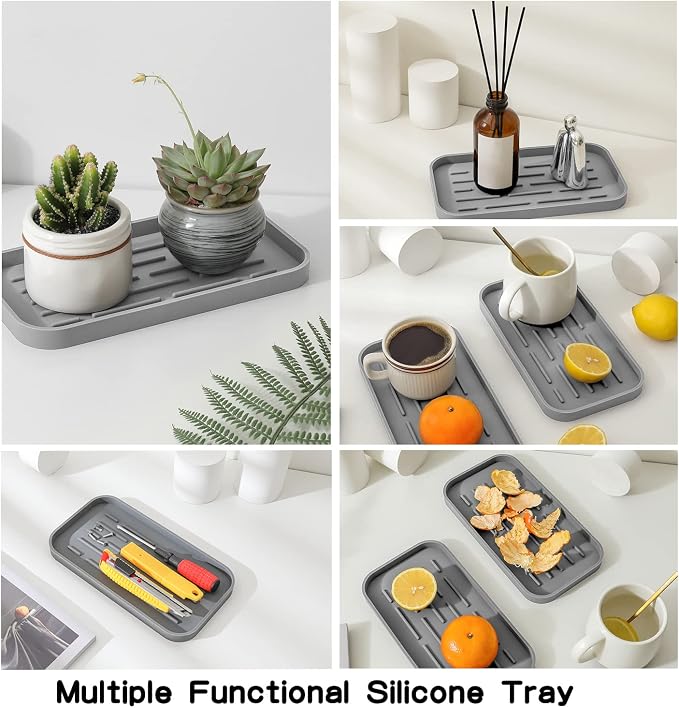 MicoYang Silicone Kitchen Sink Organizer Tray - Image 5
