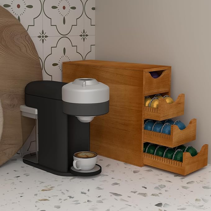 Suli Coffee Pod Holder, Coffee Capsule Storage Organizer, Save Space Coffee Pod - Image 2