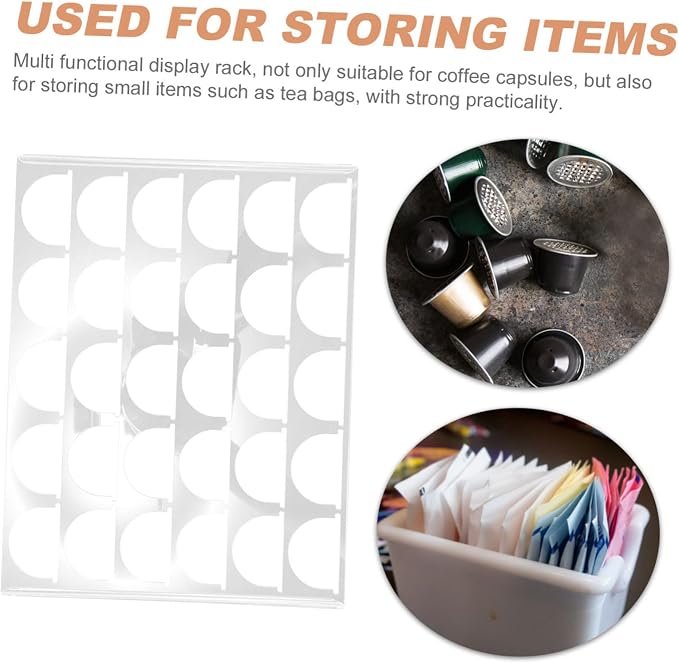 Uonlytech 30grids Espresso Capsule Holder Rack Desktop Organizer - Image 6