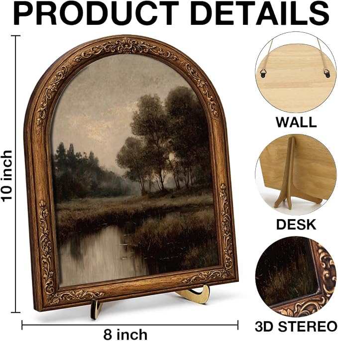 Vintage Landscape Wall Art Sign - Image 2