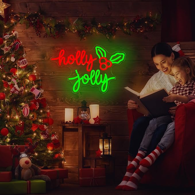 Holly Jolly Neon Sign Christmas Neon Light - Image 7